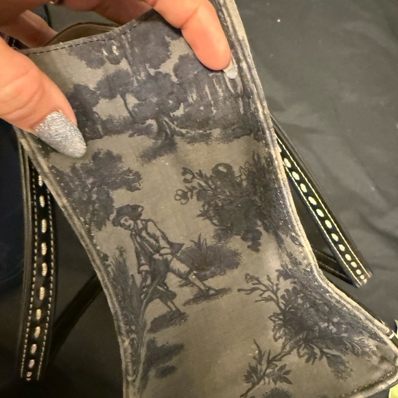 1980’s vintage purse- Navy blue- excellent condition - Picture 6 of 9